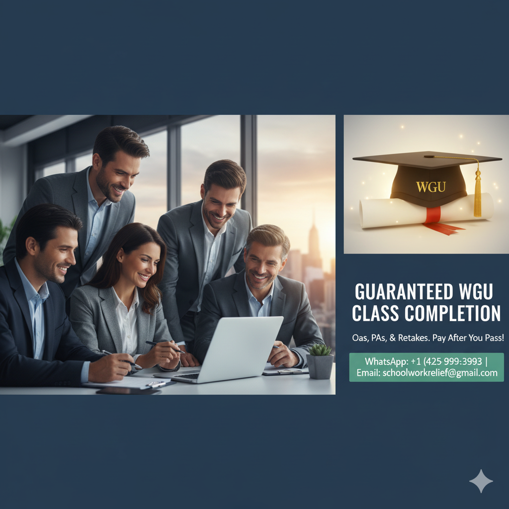 WGU class help service